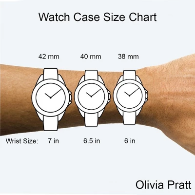 OLIVIA PRATT CLASSY 3-DIAL AND RHINESTONE BEZEL METAL WATCH 6 OLIVIA PRATT CLASSY 3-DIAL AND RHINESTONE BEZEL METAL WATCH - Image 4