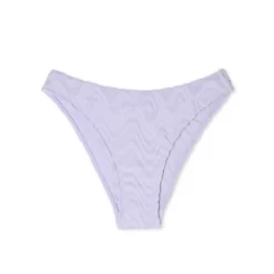 Women's Wavy Terry Textured Mid-Waist Ultra High Leg Cheeky Bikini Bottom - Wild Fable™ Lilac Purple -Style Haven Shop GUEST 9b50d98f ddf7 46ef 9151 af1ea844fa40
