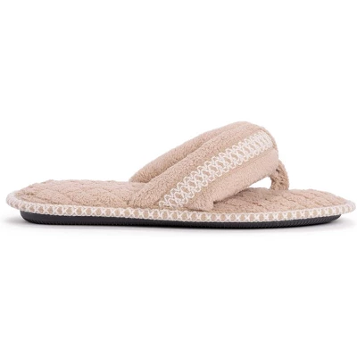 MUK LUKS Women's Darlene Thong Slipper 7 MUK LUKS Women's Darlene Thong Slipper - Image 5