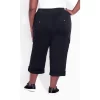 Women's Plus Size Cotton Roll Up Capri - Black | AVENUE 1 Women's Plus Size Cotton Roll Up Capri - Black | AVENUE -Style Haven Shop GUEST 9c189924 14cc 483b bd51 5f73e2095591