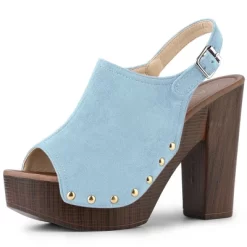 Allegra K Women's Open Toe Slingback Platform Chunky Heel Sandals 39 Allegra K Women's Open Toe Slingback Platform Chunky Heel Sandals -Style Haven Shop GUEST 9c8c6d45 4bbf 4a69 98f4 807154589436