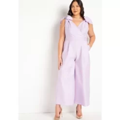 ELOQUII Women’s Plus Size Tie Strap Wide Leg Jumpsuit -Style Haven Shop GUEST 9cb146de 519d 45b4 a55c 2184c6626521