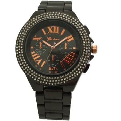 OLIVIA PRATT CLASSY 3-DIAL AND RHINESTONE BEZEL METAL WATCH 8 OLIVIA PRATT CLASSY 3-DIAL AND RHINESTONE BEZEL METAL WATCH - Image 6