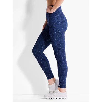 NIC + ZOE Spotted Blues Flexfit Full Length Legging 5 NIC + ZOE Spotted Blues Flexfit Full Length Legging - Image 3
