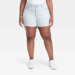 Women's High-Rise Denim Shorts - Ava & Viv™ Light Wash 7 Women's High-Rise Denim Shorts - Ava & Viv™ Light Wash -Style Haven Shop GUEST 9db3b725 c583 424c a91e f8bb915c6d04