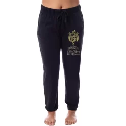 Game Of Thrones House Of The Dragon Womens' Sleep Jogger Pajama Pants Black -Style Haven Shop GUEST 9e5203f4 1245 49be b753 0437964d84cc