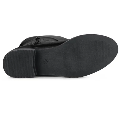 Allegra K Women's Thigh Low Block Heel Over Knee High Fashion Boots 7 Allegra K Women's Thigh Low Block Heel Over Knee High Fashion Boots - Image 5