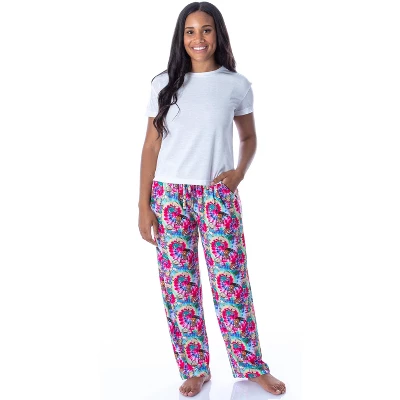 Nickelodeon Womens' Rugrats Cartoon Character Spiral Tie Dye Pajama Pants Multi 3 Nickelodeon Womens' Rugrats Cartoon Character Spiral Tie Dye Pajama Pants Multi