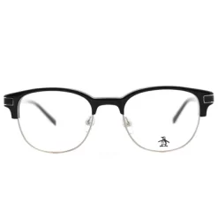 Original Penguin The Princeton BK Unisex Square Eyeglasses Black 50mm