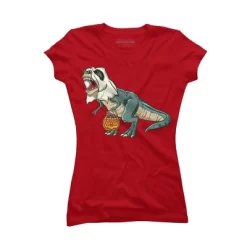 Junior's Design By Humans Trex Ghost Costume Design Funny Halloween Dinosaur By Threadlets T-Shirt -Style Haven Shop GUEST a075bb85 3d84 410b a2ff 08191354f250