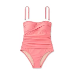 Women's Twist-Front Bandeau Classic One Piece Swimsuit - Kona Sol™ -Style Haven Shop GUEST a0db40c3 3dec 4df3 beeb 17bc3957815c