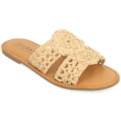 Journee Collection Womens Lissia Tru Comfort Foam Slip On Slide Flat Sandals -Style Haven Shop GUEST a1bb3076 67f3 47bb 8a88 2498ac85f325