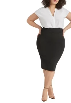 ELOQUII Women’s Plus Size Neoprene Pencil Skirt 27 ELOQUII Women’s Plus Size Neoprene Pencil Skirt -Style Haven Shop GUEST a210fa14 fa33 4a51 832b bea18d594426
