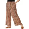 Agnes Orinda Women's Plus Size Boho Palazzo Lounge Wide Leg Pants With Elastic Waist And Stripe -Style Haven Shop GUEST a4370c0b 8ede 4fd8 b940 6a37df77b428