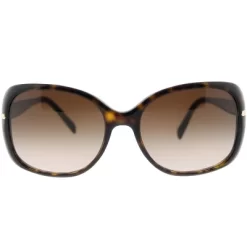 Prada Conceptual 2AU6S1 Womens Rectangle Sunglasses Havana 57mm
