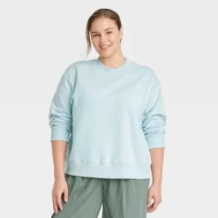 Women's Jeweled Pullover Sweatshirt - A New Day™ -Style Haven Shop GUEST a5c28bfc c127 491a a0fd d4d282043c15