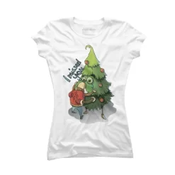 Junior's Design By Humans Waiting For Christmas By Kuz512 T-Shirt -Style Haven Shop GUEST a610f4c0 6465 4f1a bcb8 4b5996bbee89