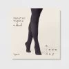 Women's Ribbed Sweater Tights - A New Day™ Black