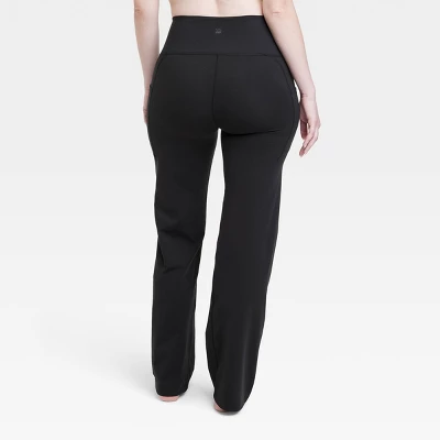 Women's Brushed Sculpt Pocket Straight Leg Pants 31.5" - All In Motion™ 5 Women's Brushed Sculpt Pocket Straight Leg Pants 31.5" - All In Motion™ - Image 3