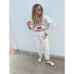 Women's Ascot + Hart Beverly Hills Graphic Joggers - Beige 11 Women's Ascot + Hart Beverly Hills Graphic Joggers - Beige -Style Haven Shop GUEST a7e8ada6 52e9 4187 9244 388896f5b616