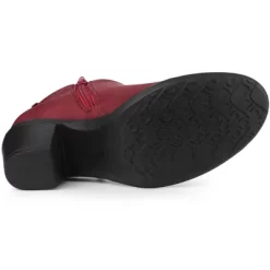 Allegra K Women's Low Chunky Heels Zipper Western Ankle Booties -Style Haven Shop GUEST a8c8a2ef 06f7 4d56 a3b8 9ae92d0bc9dd