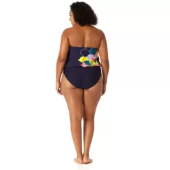 Anne Cole Plus - Women's Strapless Blouson Keyhole One Piece Swimsuit 11 Anne Cole Plus - Women's Strapless Blouson Keyhole One Piece Swimsuit -Style Haven Shop GUEST a8f8b411 497d 4388 b404 a63c374a576d