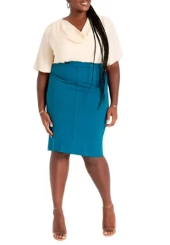ELOQUII Women’s Plus Size The Ultimate Stretch Suit Pencil Skirt -Style Haven Shop GUEST a9558bde 6d90 4d12 87a4 f0a3d8b8bb26