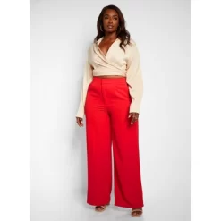 Rebdolls Women's Essential Wide Leg Pants