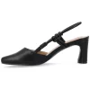 Journee Collection Womens Margeene Sling Back Covered Block Heel Pumps -Style Haven Shop GUEST a9f728e8 5c4c 4510 9a73 8c11b8a30829