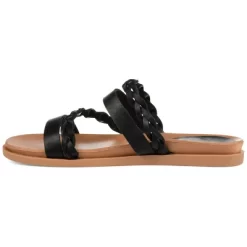 Journee Collection Womens Colette Slide Flat Sandals