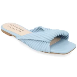 Journee Collection Womens Emalynn Tru Comfort Foam Slip On Slide Flat Sandals -Style Haven Shop GUEST ac9f6620 db01 47c8 a10a 4a2a027963ca