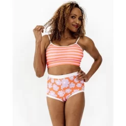 Lime Ricki Women's Sherbet Stripe Bralette -Style Haven Shop GUEST aca031dc 0970 4f93 a832 b3cbb7b6998a