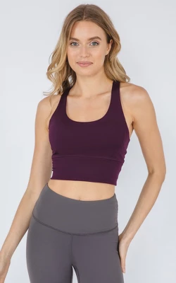 90 Degree By Reflex Womens Lux Racerback Longline Warrior Bra 7 90 Degree By Reflex Womens Lux Racerback Longline Warrior Bra - Image 5