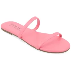 Journee Collection Womens Adyrae Tru Comfort Foam Slide Flat Sandals -Style Haven Shop GUEST ad429135 17c2 4e87 9fcb ca477c376217