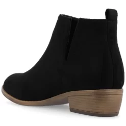 Journee Collection Womens Rimi Pull On Stacked Heel Booties -Style Haven Shop GUEST ae519474 860e 495f b3ce c9e808b54754