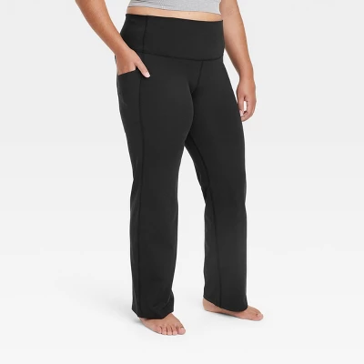Women's Brushed Sculpt Pocket Straight Leg Pants 31.5" - All In Motion™ 7 Women's Brushed Sculpt Pocket Straight Leg Pants 31.5" - All In Motion™ - Image 5