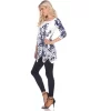 Women's Scoop Neck Printed Yanette Tunic Top - White Mark -Style Haven Shop GUEST ae9f0a03 38d9 4417 b80e 4fb83e351f1e