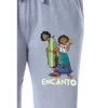 Disney Encanto Women's Mirabel And Bruno Sleep Jogger Pajama Pants Grey