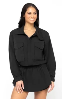 Yogalicious Radiant Commuter Woven Cropped Windbreaker With Front Patch Pockets -Style Haven Shop GUEST af752d8c b5a8 4f9e bd0f 064293ae6a2d