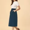 Allegra K Women's Casual Elastic Waist Peasant A-Line Midi Skirts With Pockets 2 Allegra K Women's Casual Elastic Waist Peasant A-Line Midi Skirts With Pockets -Style Haven Shop GUEST b05489bc 5fac 4fcf abd1 3b5ea8b51e84