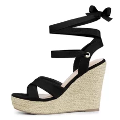 Allegra K Women's Espadrille Platform Lace Up Wedges Sandals 17 Allegra K Women's Espadrille Platform Lace Up Wedges Sandals -Style Haven Shop GUEST b2d79877 af64 4546 9c24 f157c42f48d8