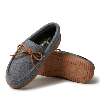 Dearfoams Women's Wilmington Wool Blend Energy Return Moccasin Slippers 6 Dearfoams Women's Wilmington Wool Blend Energy Return Moccasin Slippers - Image 4