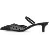 Journee Collection Womens Allana Slip On Kitten Heel Mule Pump