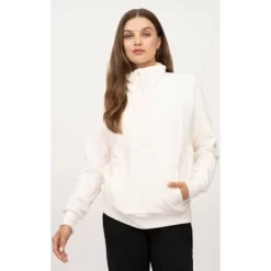 Yogalicious Womens Double Butter Santa Monica Snap Henley Pullover Sweatshirt -Style Haven Shop GUEST b73b39b1 94cd 4659 9792 ca16613772c6