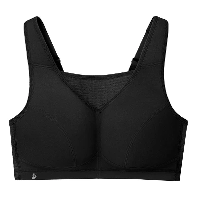 Glamorise Womens No-Bounce Camisole Elite Sports Wirefree Bra 1067 Black 5 Glamorise Womens No-Bounce Camisole Elite Sports Wirefree Bra 1067 Black - Image 3
