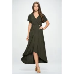 WEST K Women's Georgia Faux Wrap Dress With High-Low Hem And Tie Waist 33 WEST K Women's Georgia Faux Wrap Dress With High-Low Hem And Tie Waist -Style Haven Shop GUEST b95d78e0 b244 4fbf 8693 a05eeaa460d4