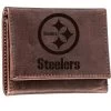 Evergreen Pittsburgh Steelers Tri-Fold Wallet, Brown -Style Haven Shop GUEST ba434b6b 72dd 4e52 97c8 f4b2fa220277