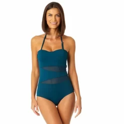 Anne Cole - Women's Mesh Strapless One Piece Swimsuit -Style Haven Shop GUEST bb9a86b8 cf28 4018 929e e15cfe8b8b58
