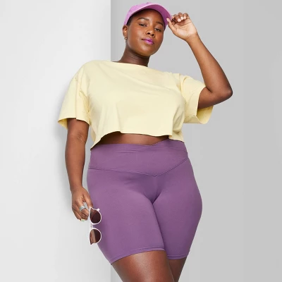 Women's High-Rise Polyester Bike Shorts - Wild Fable™ 9 Women's High-Rise Polyester Bike Shorts - Wild Fable™ - Image 7