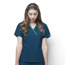 Wink Charlie-Women's Y-Neck Fashion Scrub Top 30 Wink Charlie-Women's Y-Neck Fashion Scrub Top -Style Haven Shop GUEST bd75e902 854d 4677 93d0 d62d0b4146bd